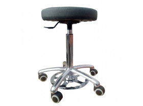 Tabouret à roulettes à réglage aux pieds