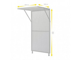 Panneau Mural Avec Avancée Grillage Pour Pouliethérapie - sisselpro.fr