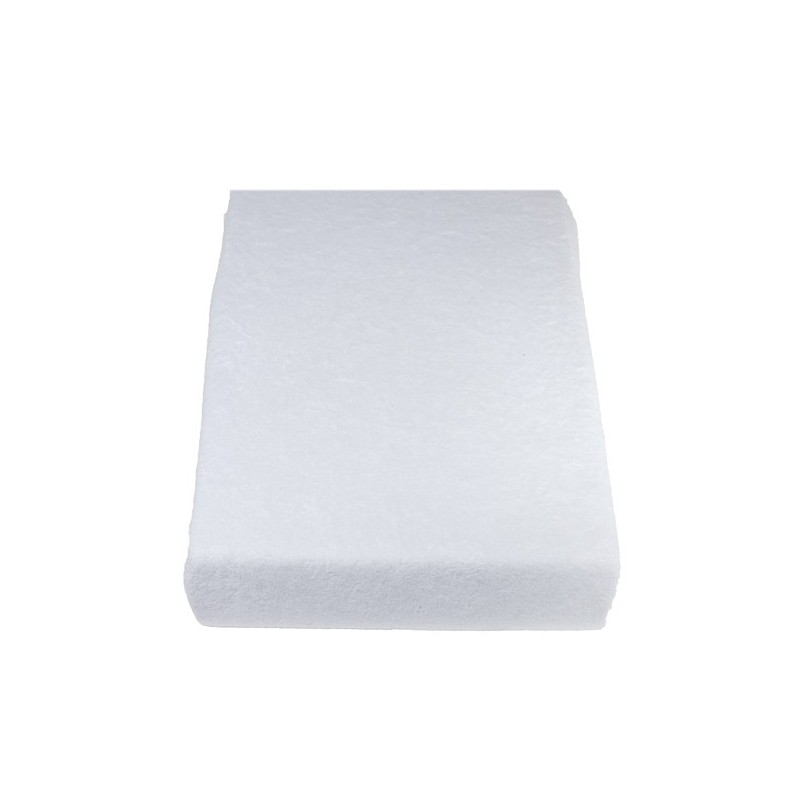 Housse éponge avec trou visage Luxe blanc Housse éponge avec trou visage Luxe blanc
