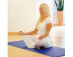 Tapis de Yoga SISSEL® bleu position Zen - Accessoires Yoga - SISSEL Pro