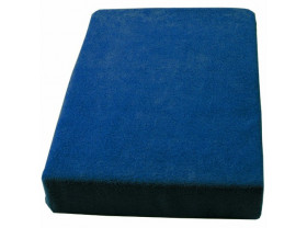 Housse éponge Luxe sans trou 65 cm bleu