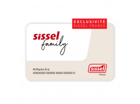 Carte SISSEL® FAMILY CABINET - Programme abonnement 1 an - sisselpro.fr