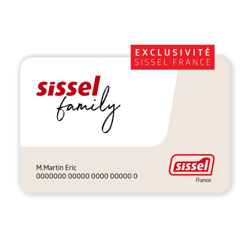 Carte SISSEL® FAMILY CABINET - Programme abonnement 1 an - sisselpro.fr