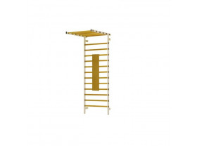 Espalier cadre acier 18 barreaux bois avec avancée 100 cm FERROX®