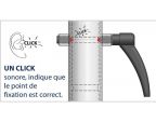 Explication système Easy Click des barres parallèles FERROX® avec socle