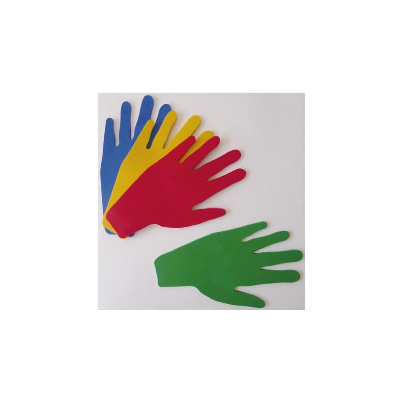 Empreinte de pieds et de mains