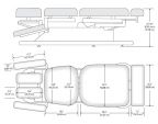 Schéma table de chiropraxie Elevation ES 2000 Génération II