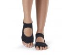 Chaussettes Pilates Toesox® HT Bellarina Noir vue de face | Chaussettes de Pilates