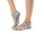 Chaussettes Pilates Toesox® HT Bellarina Heather Grey | Chaussettes de Pilates