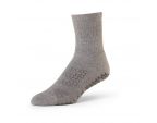 Chaussettes antidérapantes homme BASE 33™ Crew Gris | Chaussettes anti-dérapantes