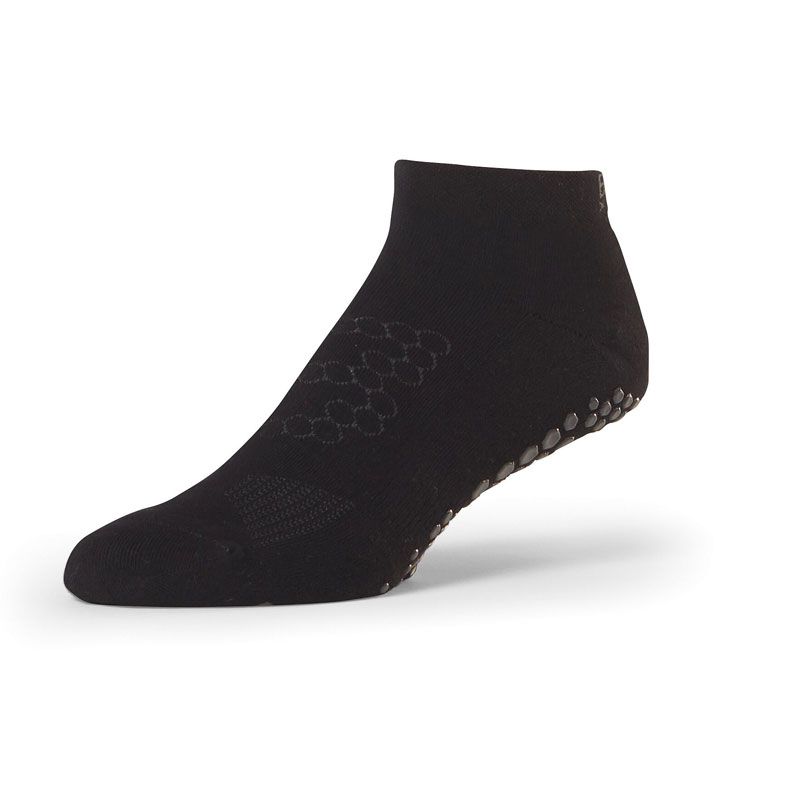 Chaussettes anti-dérapantes BASE 33™ Lowrise Noir | Chaussettes antidérapantes homme