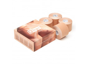 Packaging boîte de 4 bandes de taping Beige | Bandes k-tape®