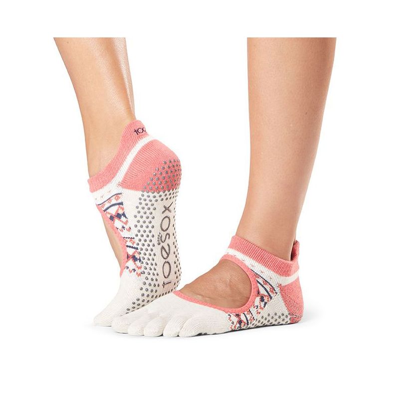 Chaussettes Pilates Toesox® FT Bellarina Country | Chaussettes Pilates antidérapantes