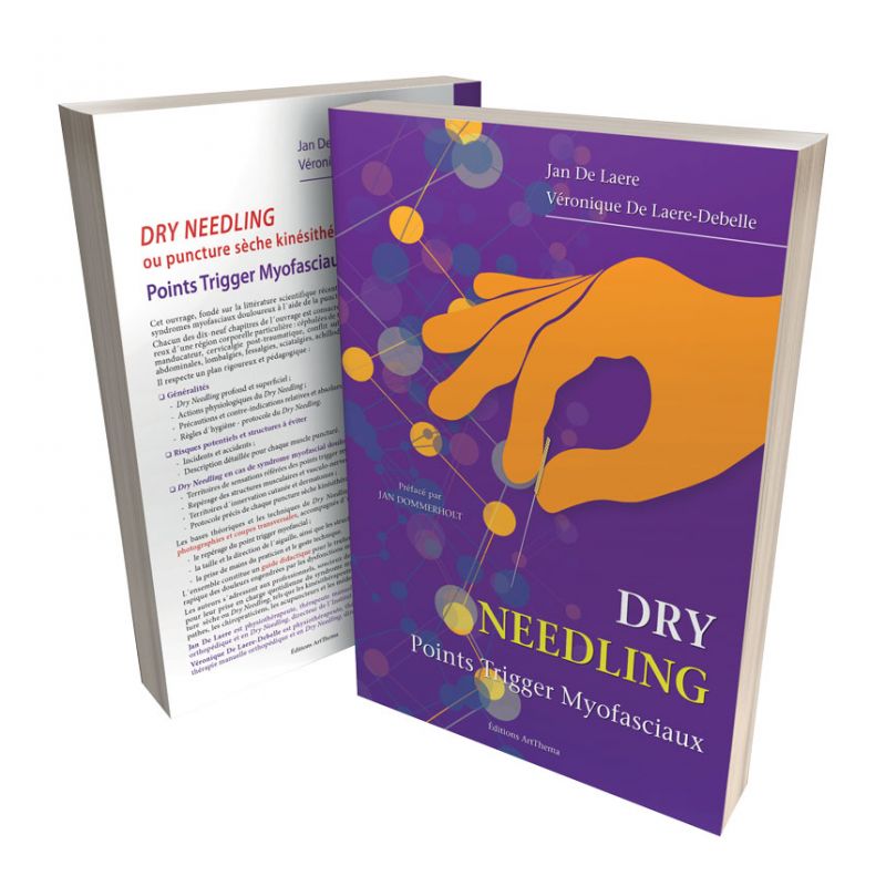 Première et quatrième de couverture Livre Dry Needling | Puncture kinésithérapique sèche