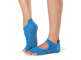 Chaussettes antidérapantes Toesox® Half Toe Bellarina Lapis | Chaussettes de Pilates 