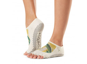 Chaussettes antidérapantes Toesox® Half Toe Luna Soleil | Chaussettes Yoga