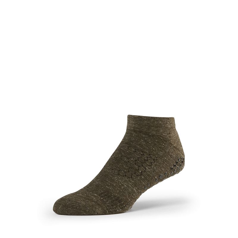 Chaussettes antidérapantes BASE 33™ Lowrise homme Olive