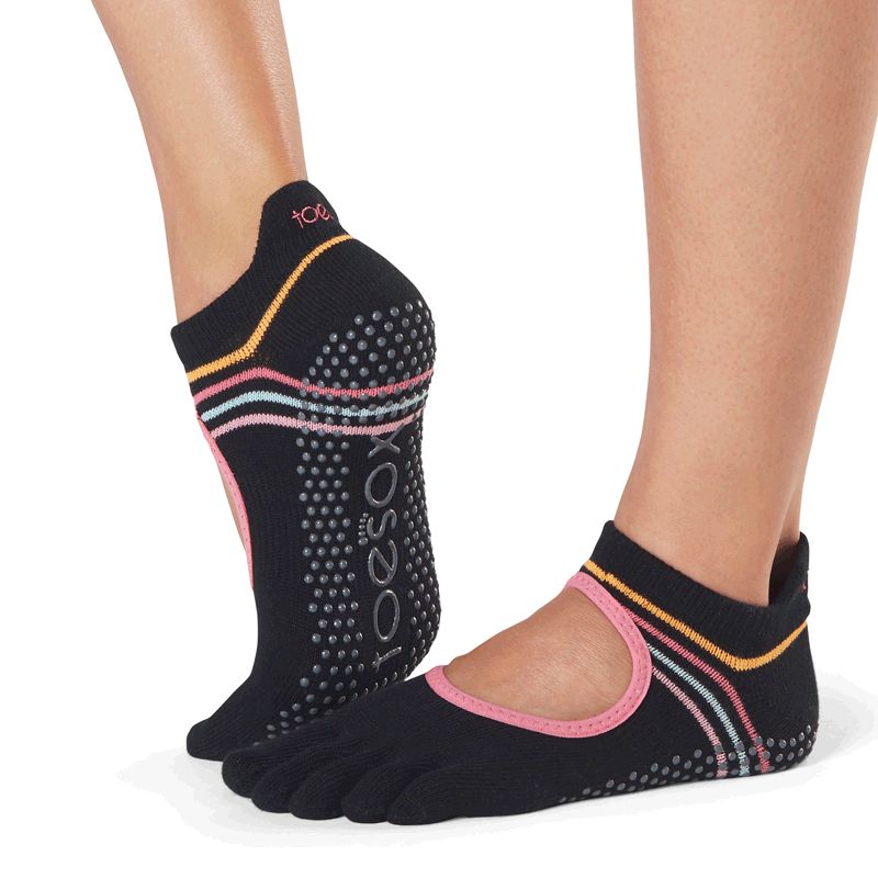 Chaussettes antidérapantes Toesox® Full Toe Bellarina beat
