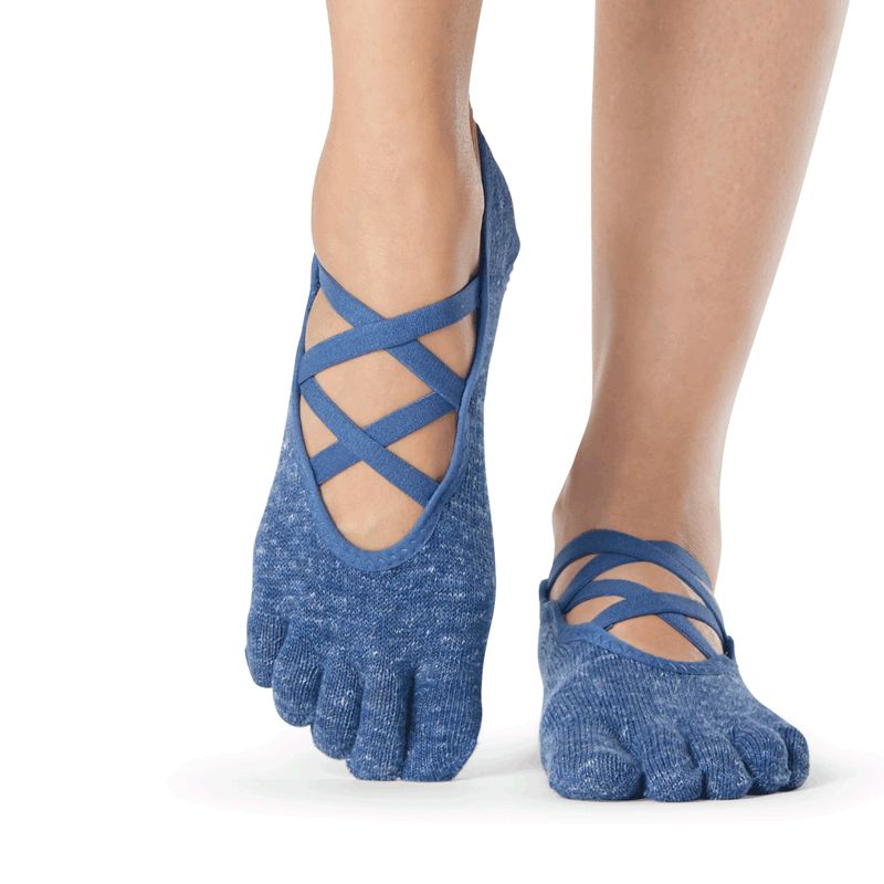 Chaussettes antidérapantes Toesox® Full Toe Bellarina