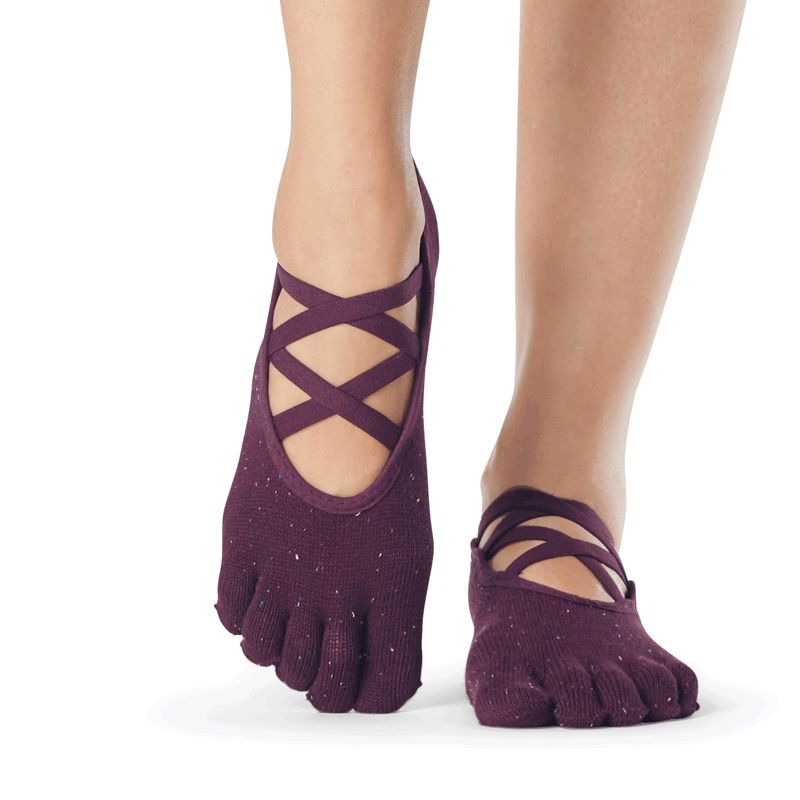 Chaussettes antidérapantes Toesox® Full Toe Bellarina