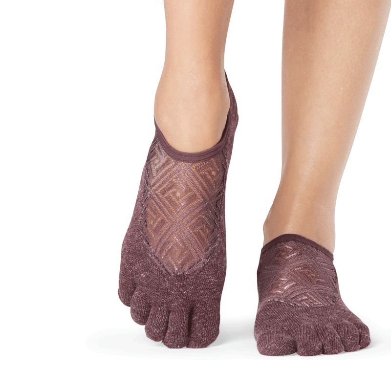Chaussettes antidérapantes Toesox® Full Toe Bellarina