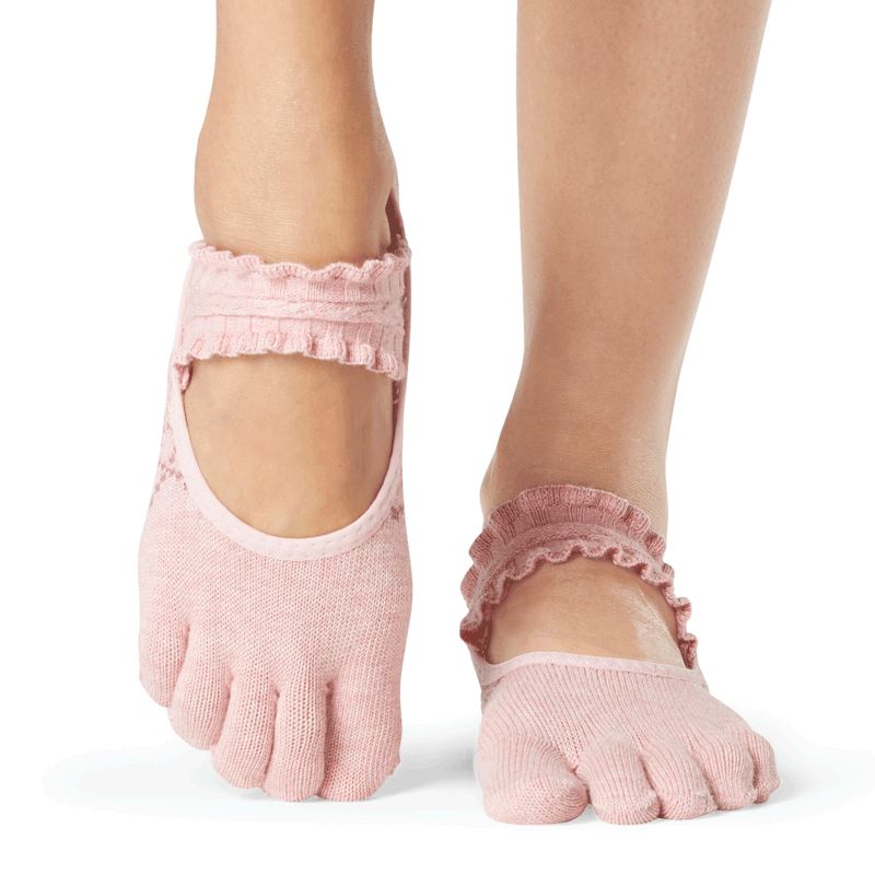 Chaussettes antidérapantes Toesox® Full Toe Bellarina