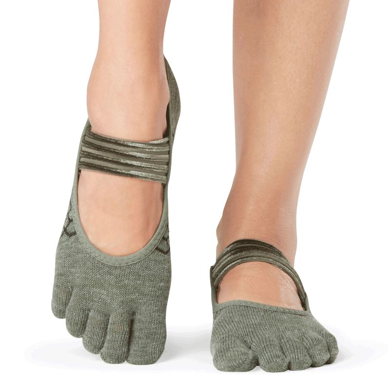 Chaussettes antidérapantes Toesox® Full Toe Bellarina