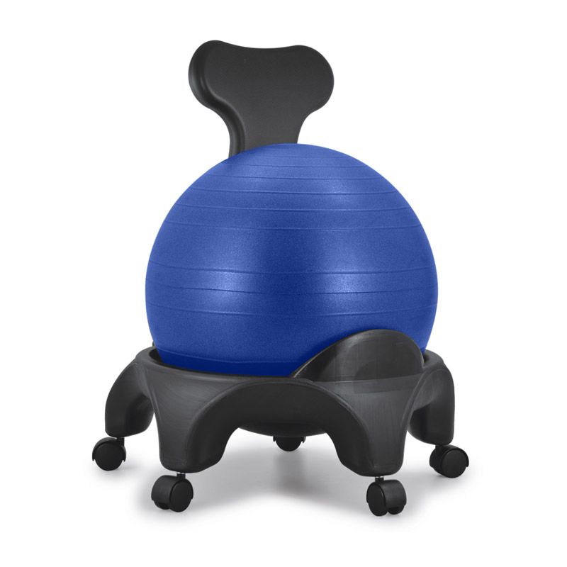 Chaise ergonomique avec ballon Tonic Chair® Originale Bleu