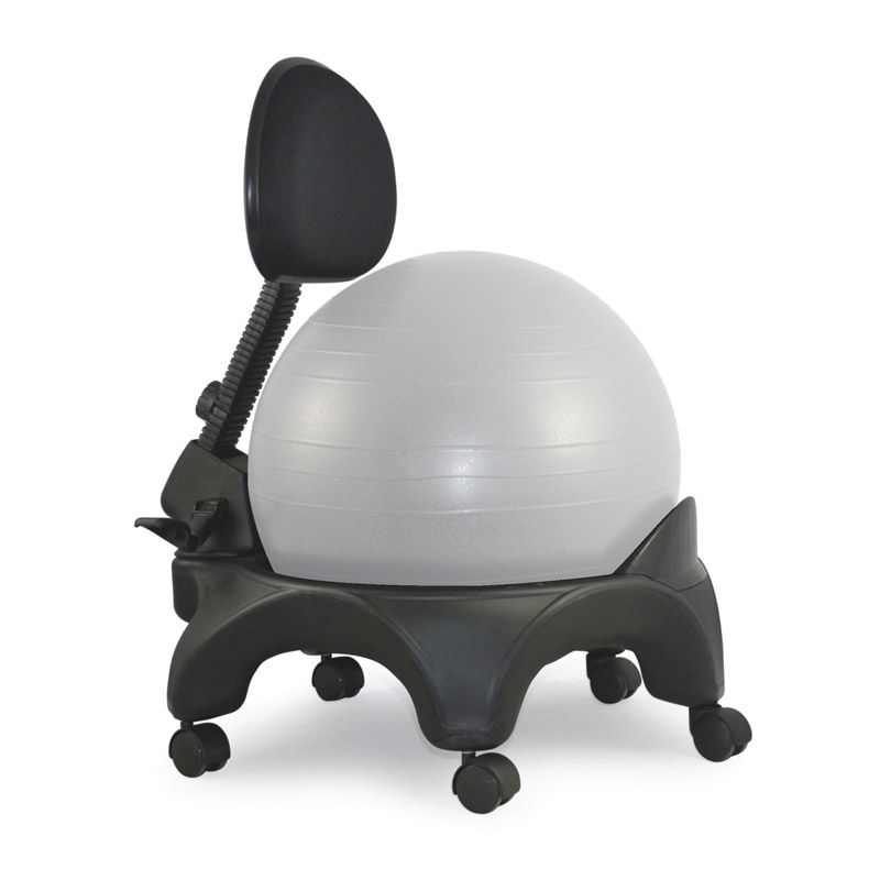 Chaise ergonomique avec ballon Tonic Chair® Confort Gris