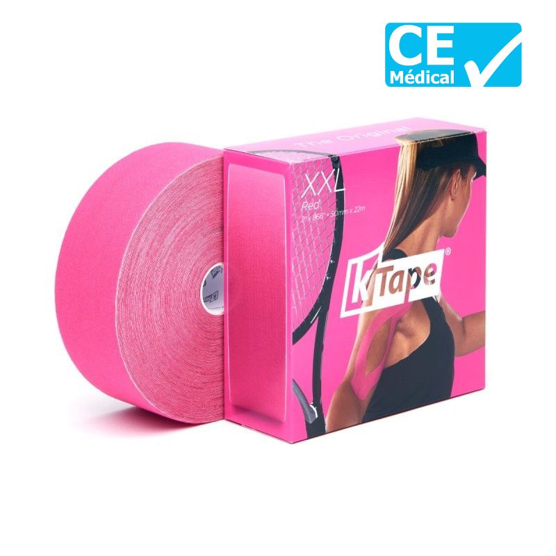 Packaging bande de kinésiologie K-Tape® XXL Fuschia | Bande k-tape