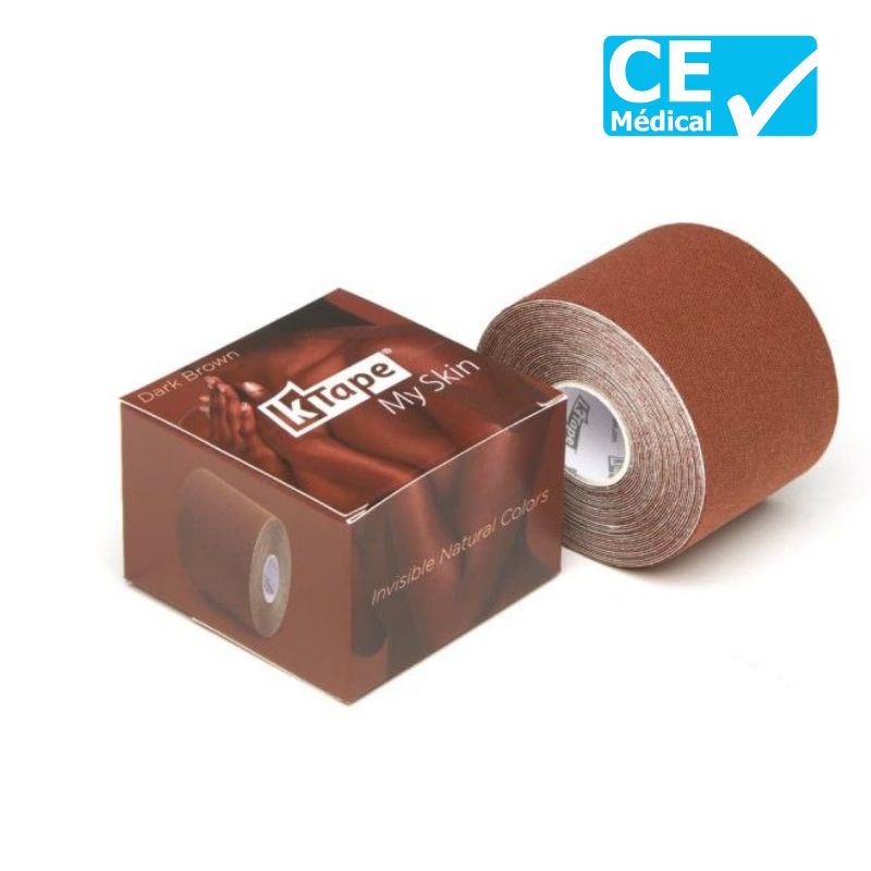 Packaging bande de kinésiologie K-Tape® 5 m Marron foncé | Bande k-tape | sissel pro