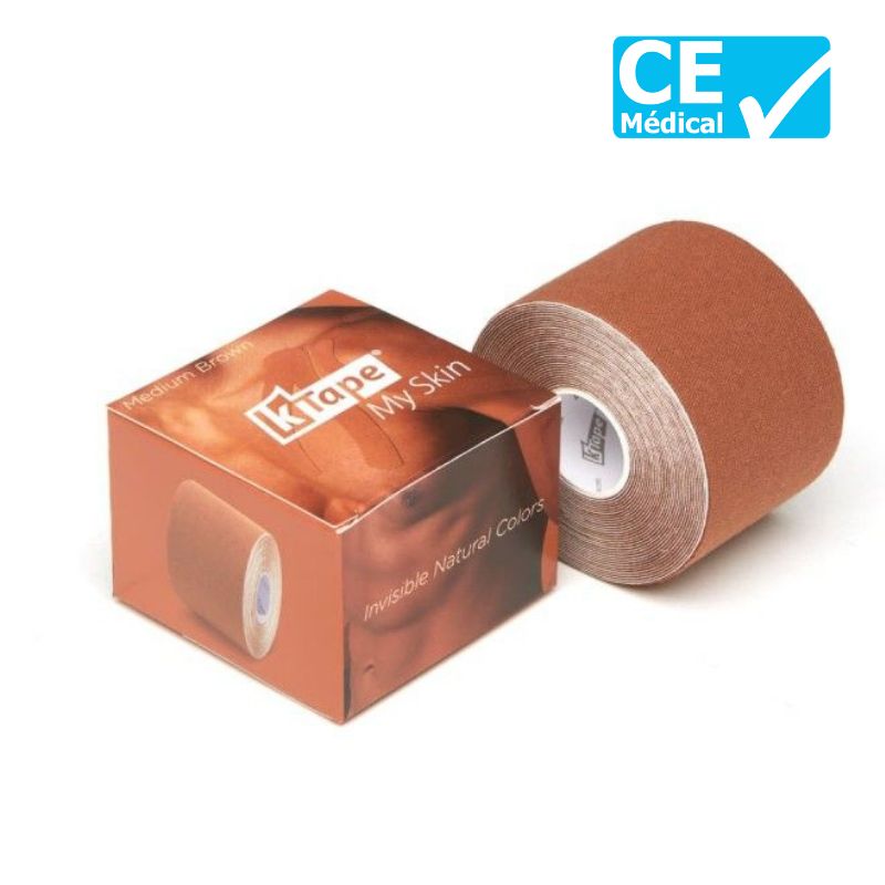 Packaging bande de kinésiologie K-Tape® 5 m Marron | Bande kinésio tape | sissel pro