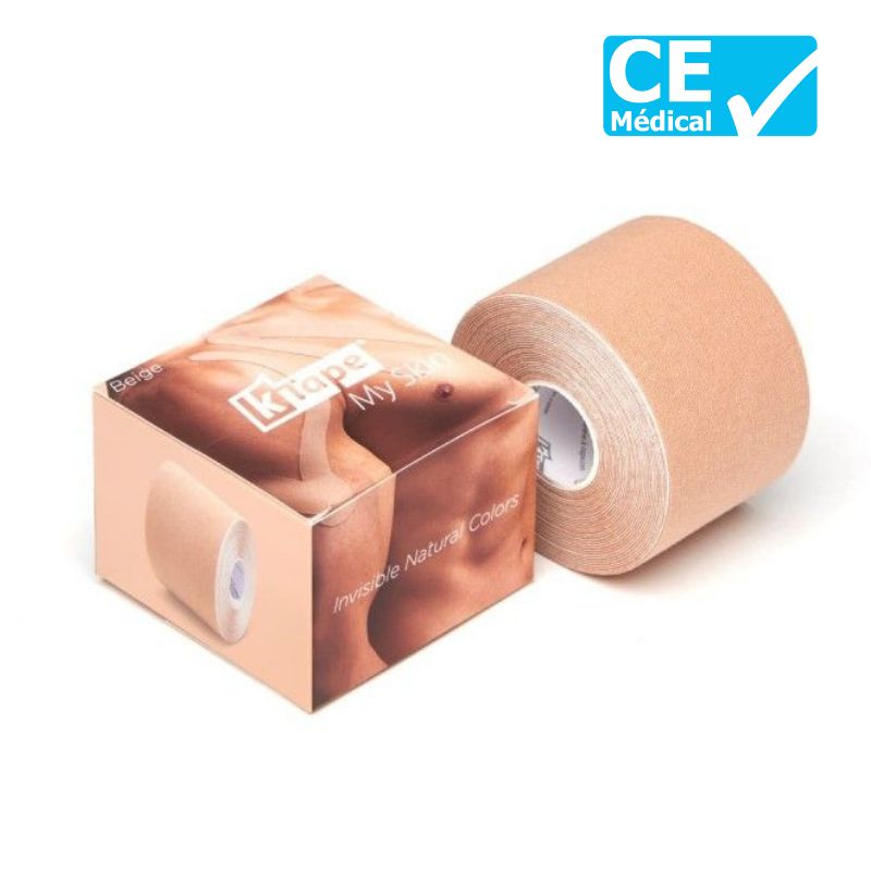 Packaging bande de kinésiologie K-Tape® 5 m Beige | Bande kinésio tape