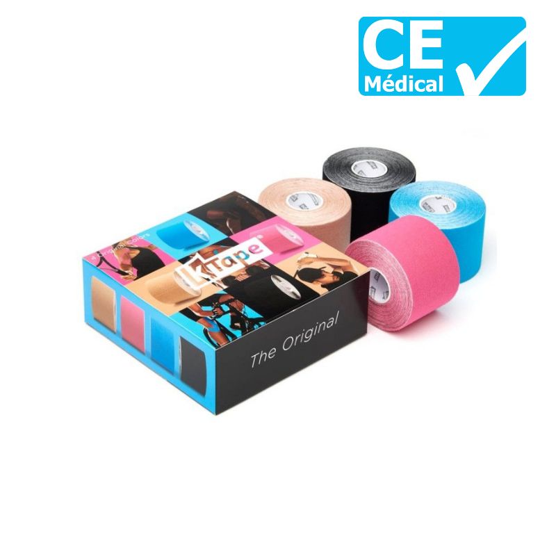 Packaging boîte de 4 bandes de taping Mix | Bandes k-tape®