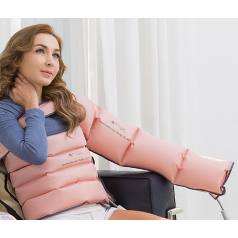 Femme avec un manchon pour LADY PRESS 4 Winelec®