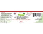 Étiquette composition du baume du tigre rouge Phytomass®