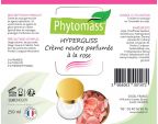 Étiquette de composition de la crème de massage Phytomass® neutre Hypergliss