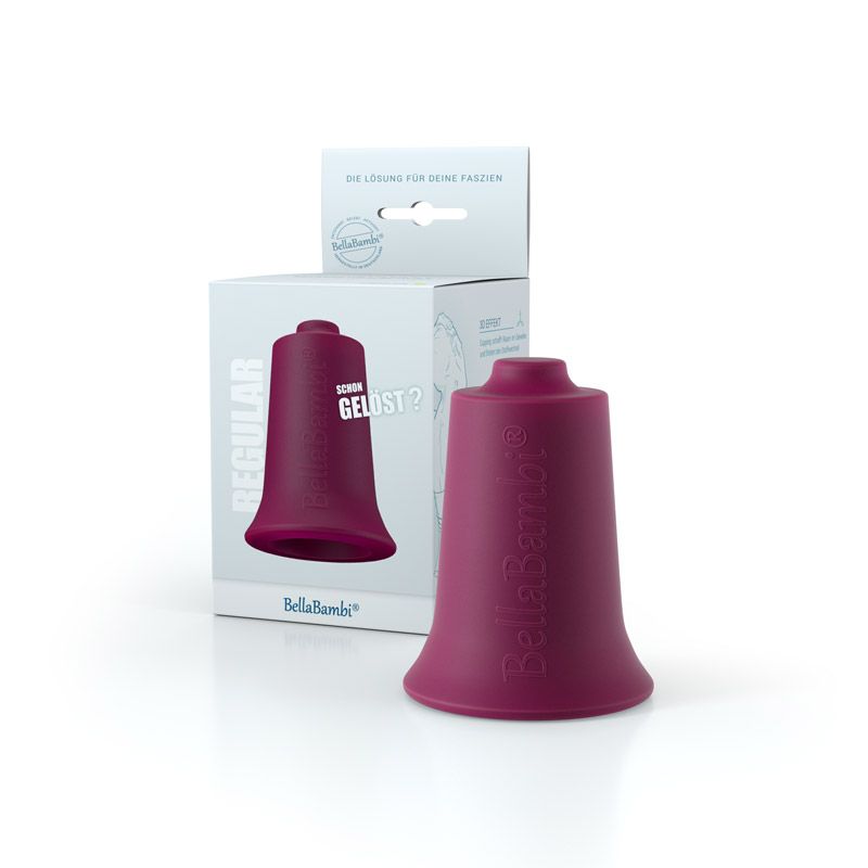 Ventouse Silicone Maxi BellaBambi® prune avec packaging