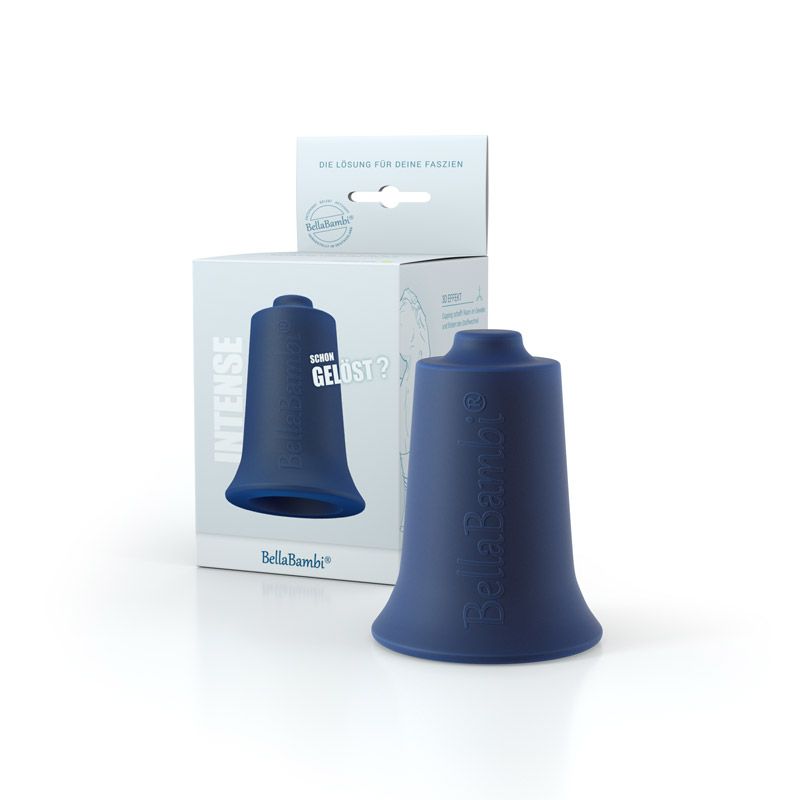 Ventouse Silicone Maxi BellaBambi® bleu nuit avec packaging