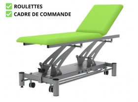 Table de massage GENIN Espace 3175 2 plans verte - sisselpro.fr