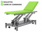 Table de massage GENIN Espace 3175 2 plans verte - sisselpro.fr