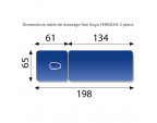 Table de massage fixe 2 plans FERROX® Goya - sisselpro.fr