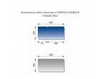 Dimension Table électrique FERROX® BOBATH PRO POWER | Table de bobath