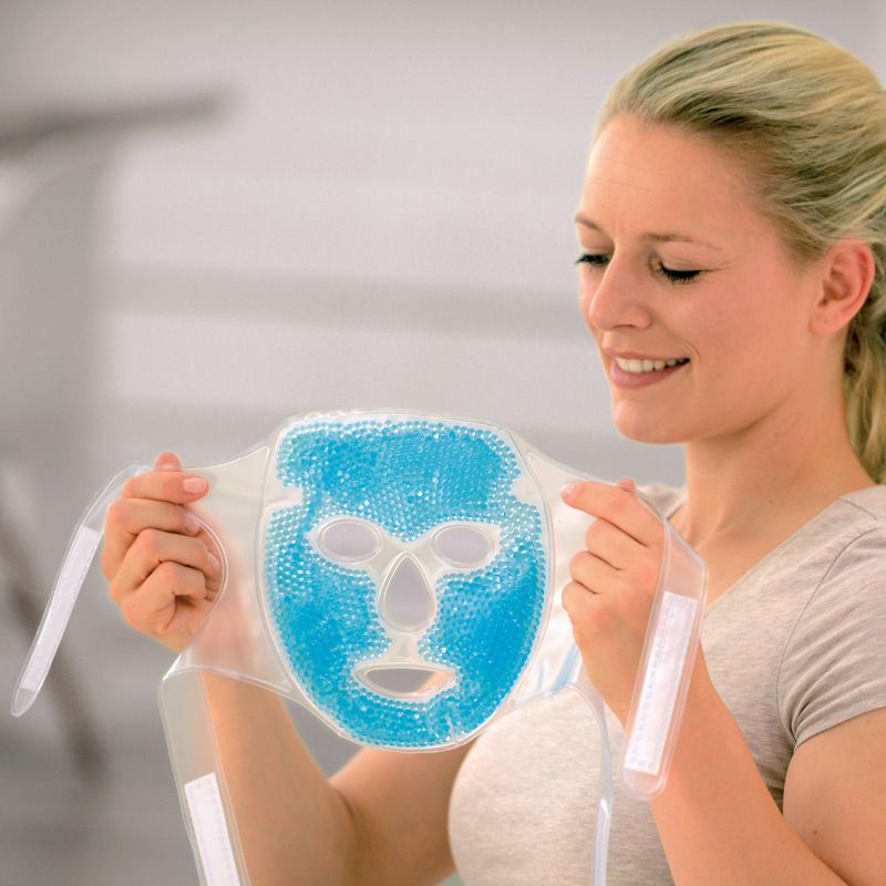 Masque Hot-Cold Sissel - personne tenant masque Masque Hot-Cold Sissel - personne tenant masque