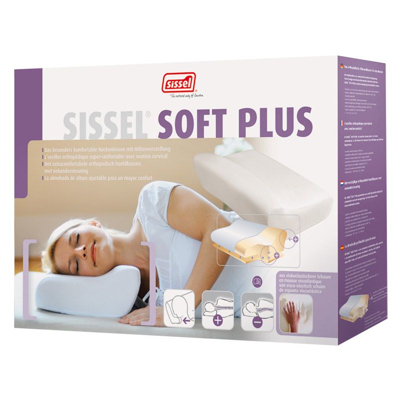 Packaging oreiller à mémoire de forme SISSEL® SOFT PLUS 