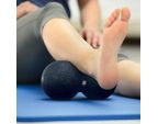 Double Ball SISSEL® Myofascia noire Ø12 cm sous une cheville