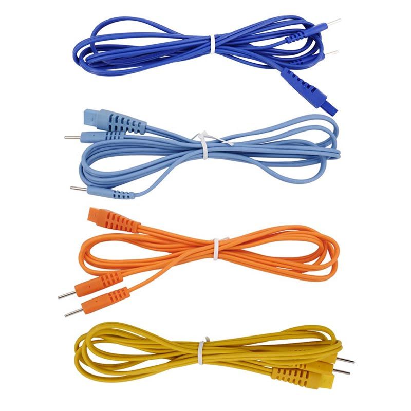 Câble Globus 4 voies - lot de 4 - orange, jaune, bleu clair et bleu foncé