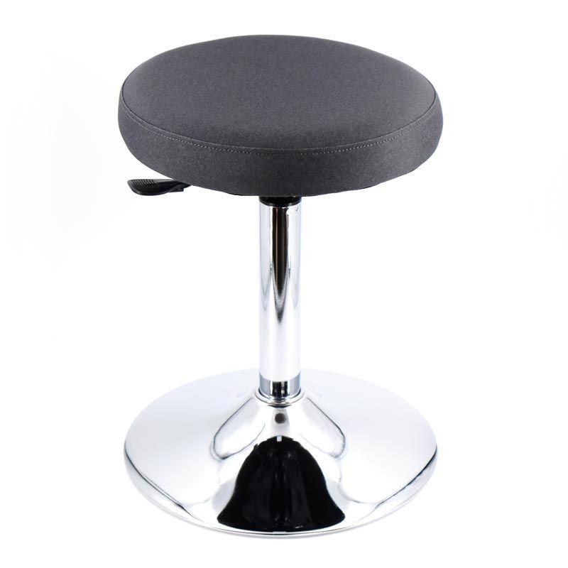 Tabouret chromé sur socle Winelec®
