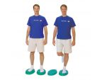 Homme utilisant Stability Trainer vert