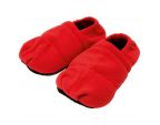Chaussons SISSEL® LINUM Relax Comfort en graines de lin rouge